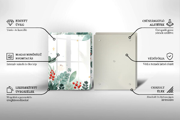 Spisskyddsplatta Akvarell blad