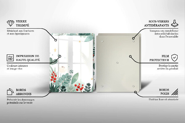 Spisskyddsplatta Akvarell blad