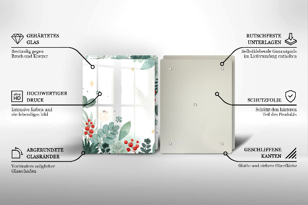 Spisskyddsplatta Akvarell blad