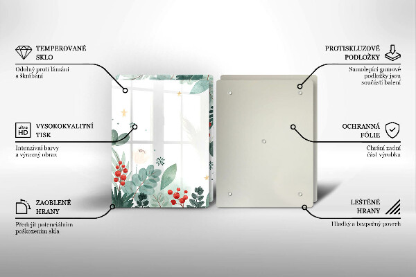 Spisskyddsplatta Akvarell blad