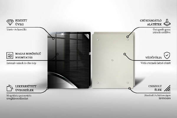 Kokkärlskydd Metallabstraktion
