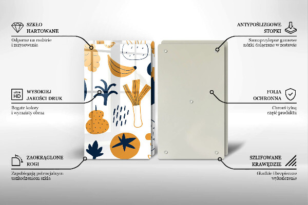 Glashällskydd Mat illustration