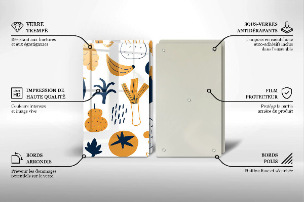 Glashällskydd Mat illustration