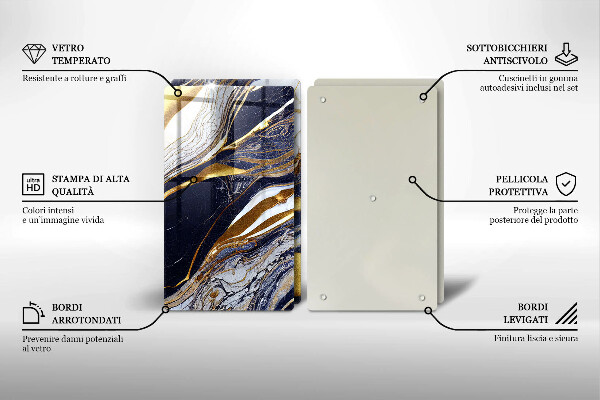 Skyddsplatta för spis Färgglad abstraktion