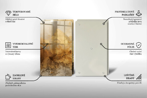 Skyddsplatta för spis Rik konsistens