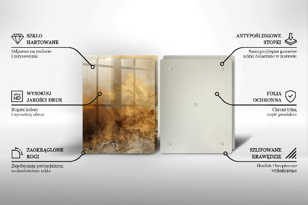 Skyddsplatta för spis Rik konsistens