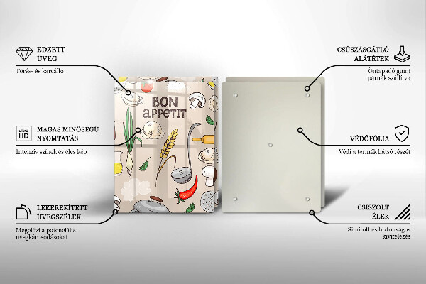 Skyddsplatta för spis Kök illustration