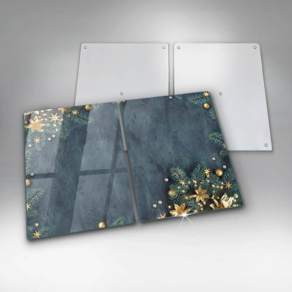 Skyddsplatta för spis Juldekorationer