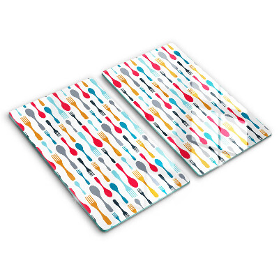 Skyddsplatta för spis Sked illustration