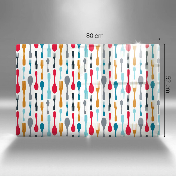 Skyddsplatta för spis Sked illustration