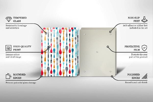 Skyddsplatta för spis Sked illustration