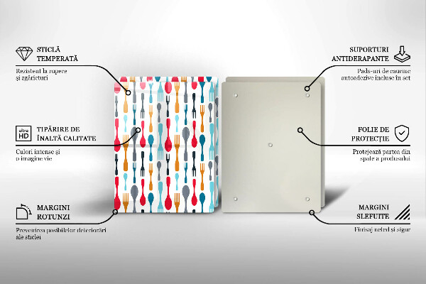 Skyddsplatta för spis Sked illustration