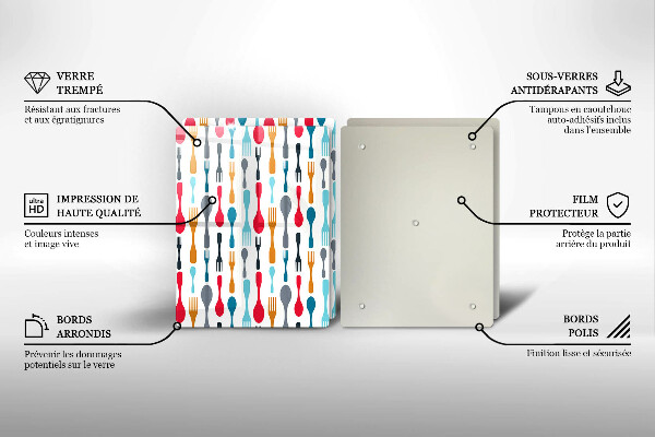 Skyddsplatta för spis Sked illustration