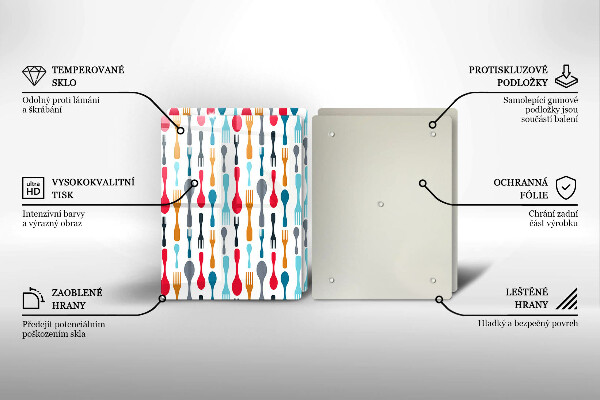 Skyddsplatta för spis Sked illustration