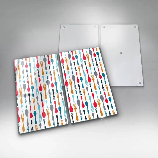 Skyddsplatta för spis Sked illustration