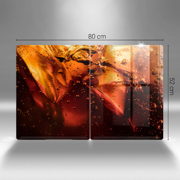 Skyddsplatta för spis Cola drink med is