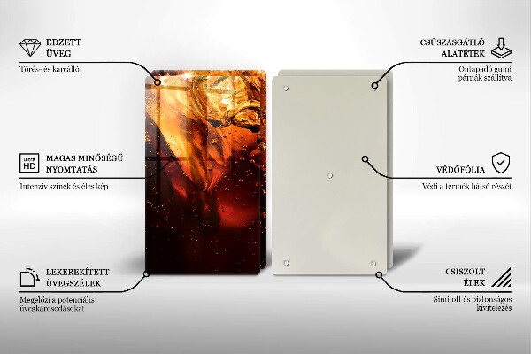 Skyddsplatta för spis Cola drink med is