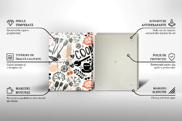 Skyddsplatta för spis Kökstema ritning