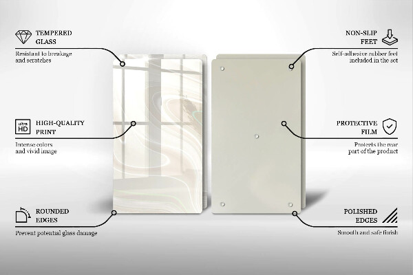 Skyddsplatta för spis Krämig konsistens