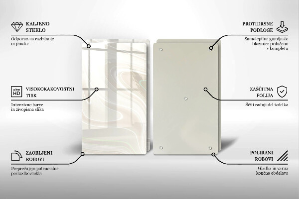 Skyddsplatta för spis Krämig konsistens