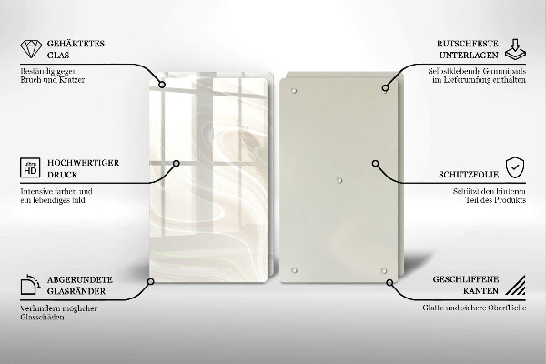 Skyddsplatta för spis Krämig konsistens