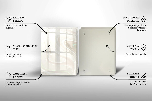 Skyddsplatta för spis Krämig konsistens