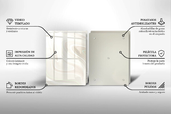 Skyddsplatta för spis Krämig konsistens