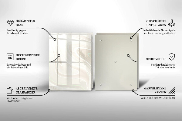 Skyddsplatta för spis Krämig konsistens