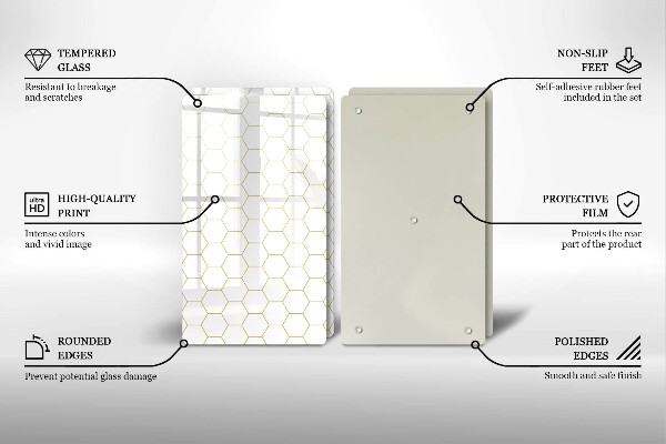 Skyddsplatta för spis Abstrakta mönster