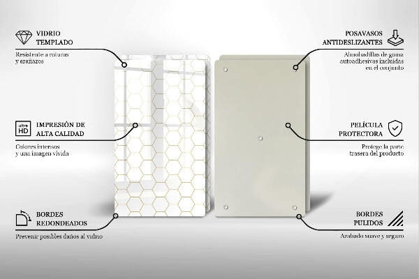 Skyddsplatta för spis Abstrakta mönster