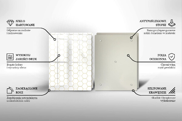 Skyddsplatta för spis Abstrakta mönster