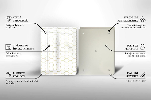 Skyddsplatta för spis Abstrakta mönster