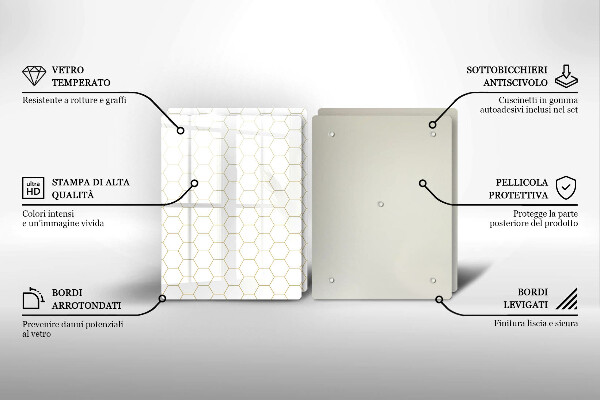 Skyddsplatta för spis Abstrakta mönster