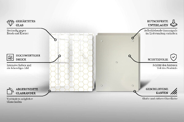 Skyddsplatta för spis Abstrakta mönster