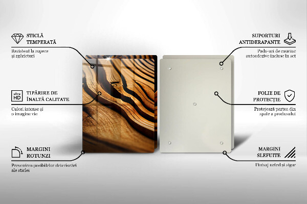 Skyddsplatta för spis Trästam
