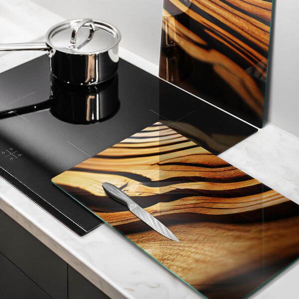 Skyddsplatta för spis Trästam