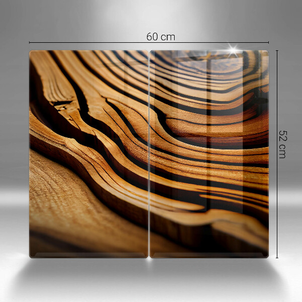 Skyddsplatta för spis Trästam