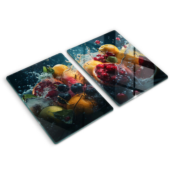 Skyddsplatta för spis Frukt i vatten