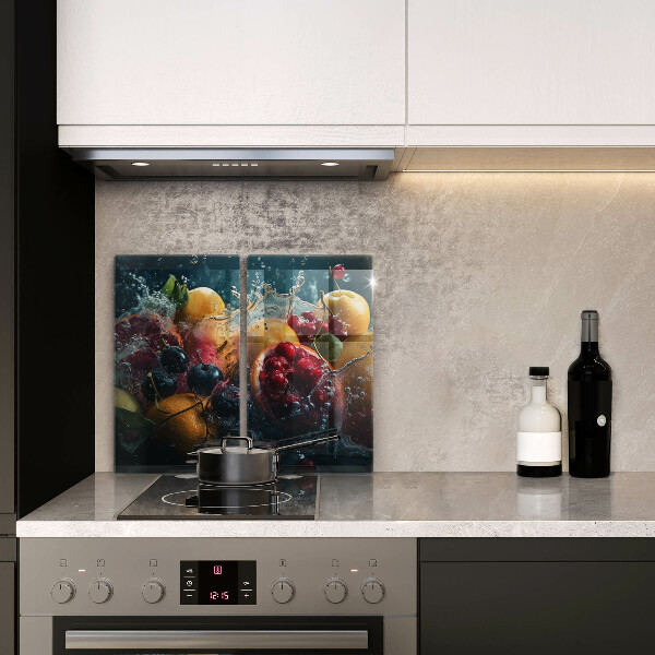 Skyddsplatta för spis Frukt i vatten