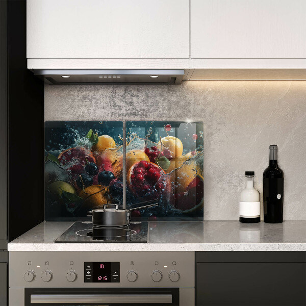 Skyddsplatta för spis Frukt i vatten