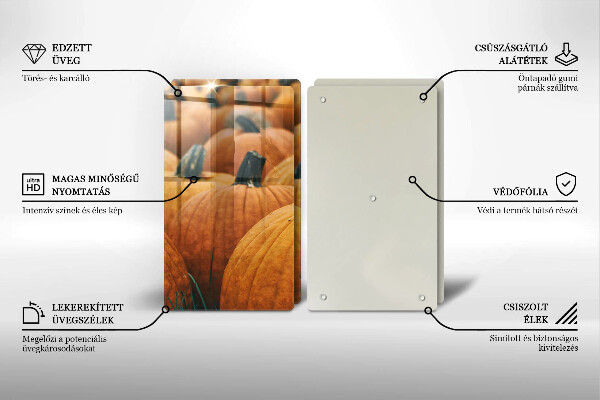 Skyddsplatta för spis Pumpor