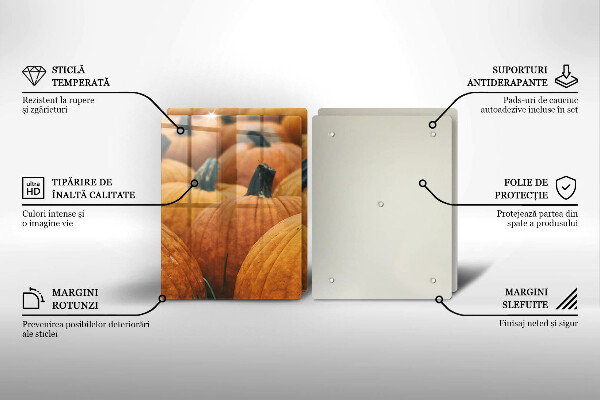 Skyddsplatta för spis Pumpor