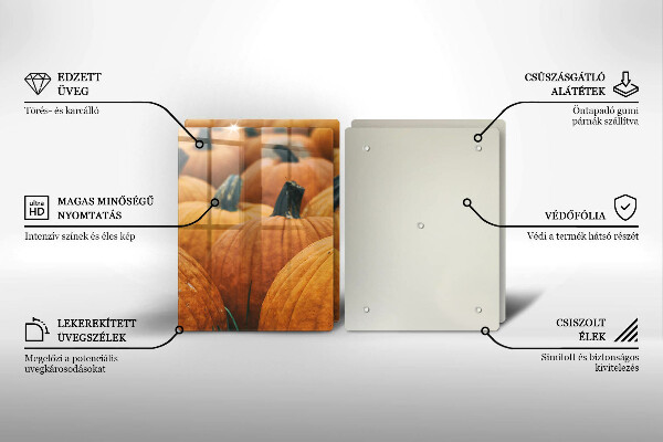 Skyddsplatta för spis Pumpor