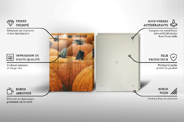 Skyddsplatta för spis Pumpor