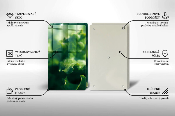 Skyddsplatta för spis Salladsblad