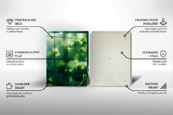 Skyddsplatta för spis Salladsblad