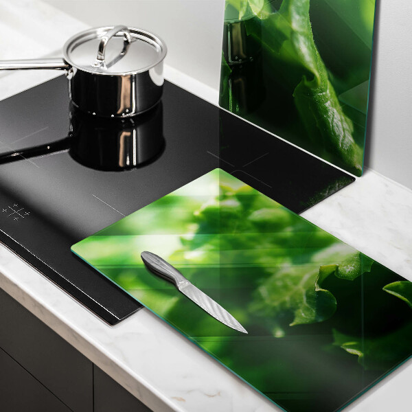 Skyddsplatta för spis Salladsblad