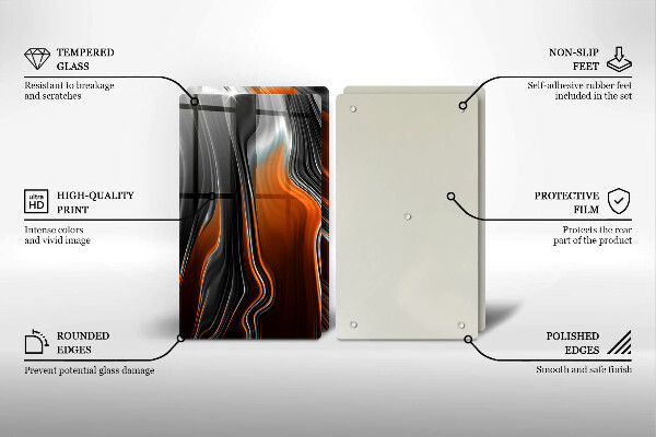 Spisskyddsplatta Abstrakt mönster