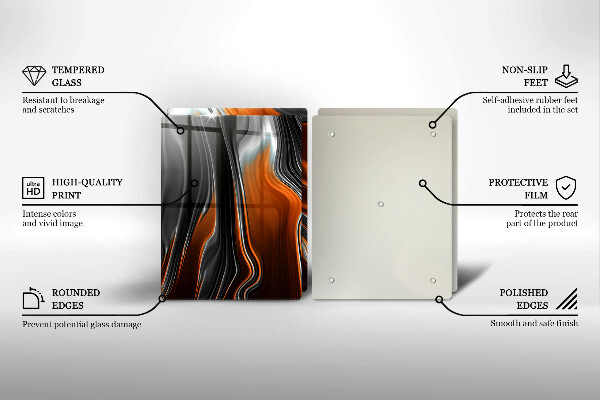 Spisskyddsplatta Abstrakt mönster