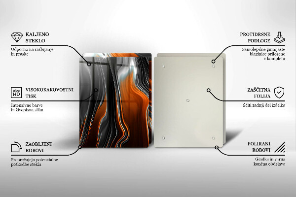 Spisskyddsplatta Abstrakt mönster